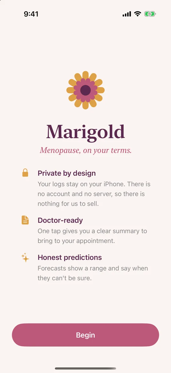 Marigold on iPhone